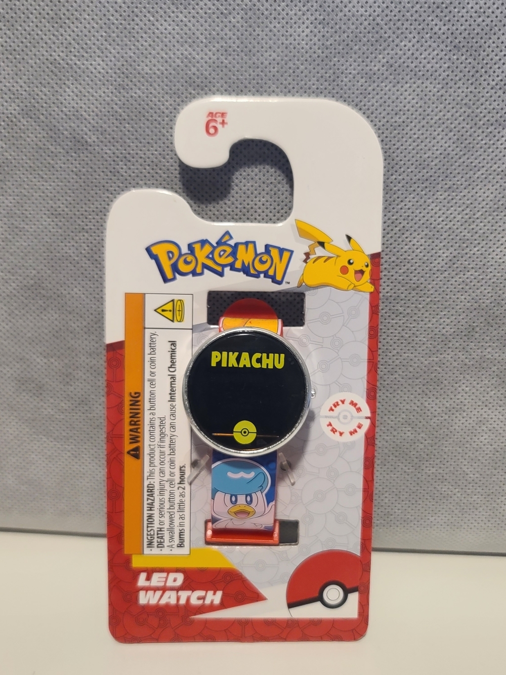 Kids Pokemon Pikachu LED Watch (C5-X) - Picture 2 of 6